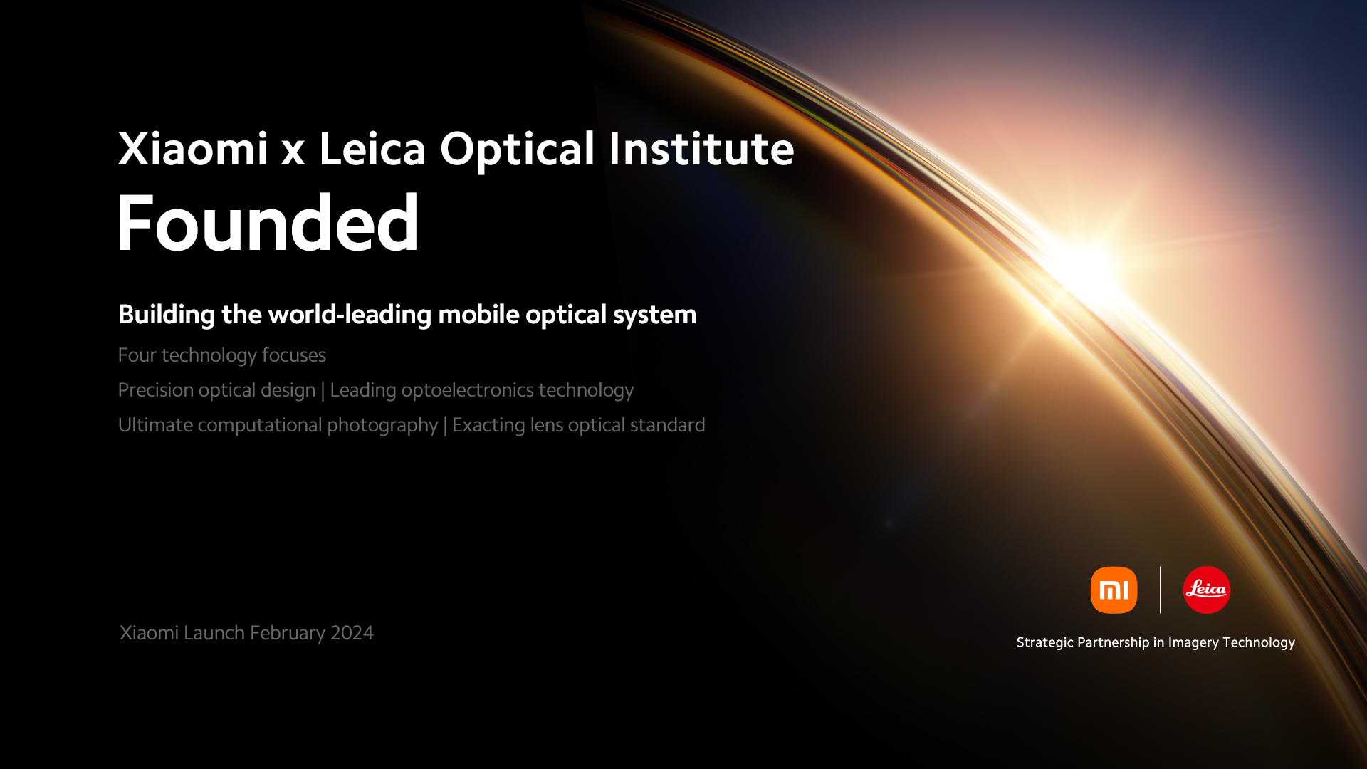 Megalakult a Xiaomi x Leica Optical Institute