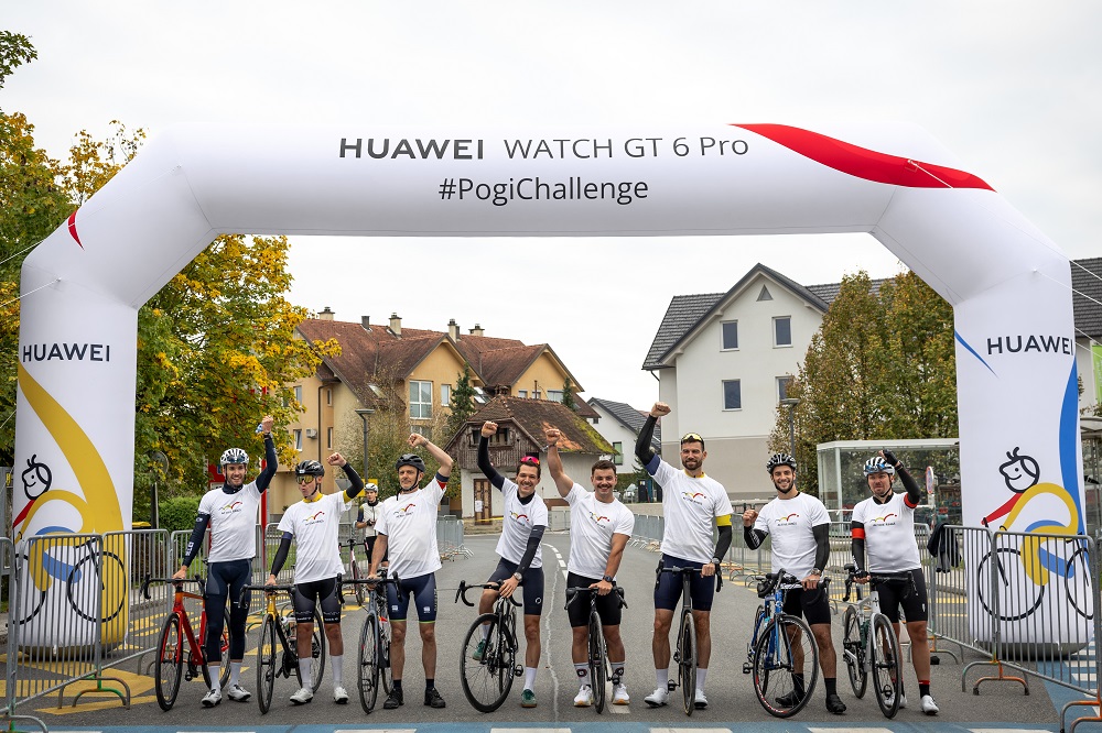 Tadej Pogačar a Huawei WATCH GT 6-tal hódította meg a szlovén Alpok emelkedőit