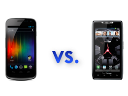 Galaxy Nexus vs. Motorola Droid RAZR
